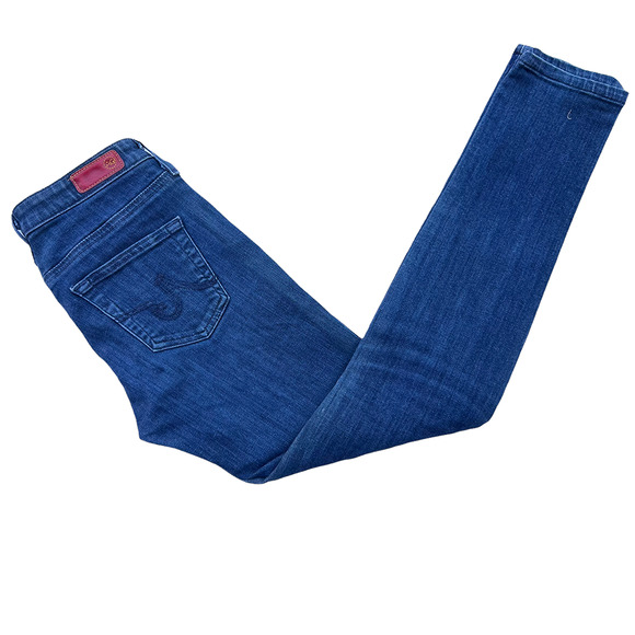 AG Adriano Goldschmied The Legging Ankle Super Skinny Jeans Blue Size 25 - Picture 3 of 9